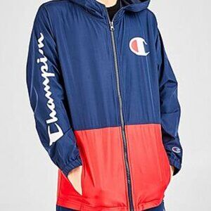 Champion Red and Blue Windbreaker Boys Jacket
